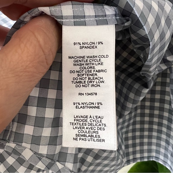 VINEYARD VINES On-The-Go performance gingham button down shirt Men’s SIZE XL - Picture 7 of 10